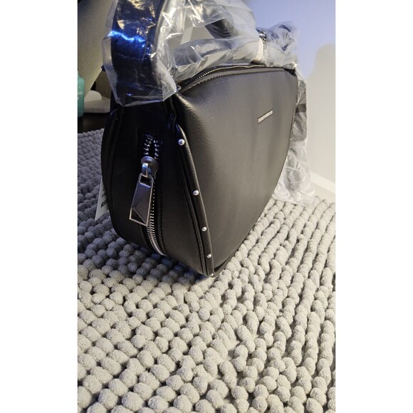 French Connection Clara Textured Crossbody Bag – Black NWT MSRP $98 - Picture 10 of 13